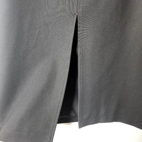 J Crew Pencil Midi Skirt Four Season Stretch Size 14 Black Carreman - Picture 4 of 9